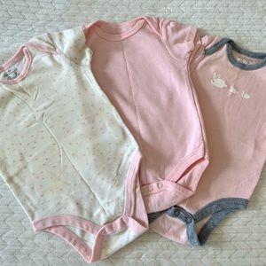 ONESIE BUNDLE | Moon and Back | Organic Short Sleeve Onesies | 3-6 months